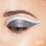 Жидкая подводка для глаз Epic Wear Metallic Water 02 Gun Metal 3,5 мл NYX PROFESSIONAL MAKEUP - фото 4