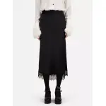 Юбка THE KOOPLES Lace Midi, черный - фото 4