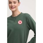 Хлопковая толстовка 1960 Свитер с логотипом Fjallraven, бирюзовый - фото 3