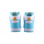 Кроссовки Nike Dunk Skateboarding Shoes Men High-top Sky Blue, белый - фото 5