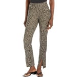 Брюки Michael Kors Giraffe Split Hem Leggings, хаки - фото 2