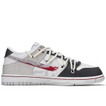 Кроссовки Nike Dunk Skateboarding Shoes Men Low-top Grey/black, серый/черный - фото 2