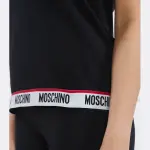 Футболка стандартного кроя Moschino, черный - фото 4