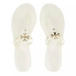 Сандалии mini miller flat thong ivory Tory Burch, бежевый - фото 4