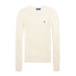 Хлопковый вязаный свитер Ralph Lauren, цвет Ivory/Cream - фото 6