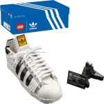 Пластиковый конструктор Значки 10282 adidas originals суперзвезда Lego - фото