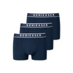 Боксеры Schiesser Boxershort 3 шт, темно-синий - фото