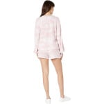 Пижамный комплект Splendid Long Sleeve Blousson Sleeve Short Set, цвет Washed Tie-Dye Peach - фото 2