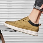 Кроссовки мужские Lifestyle Shoes Men Low-Top Kaiser, цвет Yellow/Black - фото 11