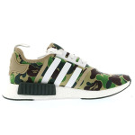 Кроссовки xa bathing ape nmd_r1 Adidas, зеленый - фото 2