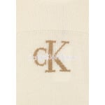 Вязаный свитер MONOLOGO ROLLNECK Calvin Klein, кремовый - фото 2