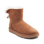 Женские ботинки UGG Mini Bailey Bow II, цвет Chestnut - фото 6