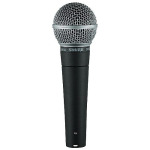 Кардиоидный динамический вокальный микрофон Shure SM58 Handheld Cardioid Dynamic Microphone - фото