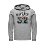 Толстовка с капюшоном DISNEY CLASSIC MICKEY GOOFY COLLEGIATE UNISEX Disney, цвет Mottled Light Grey - фото