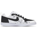 Кроссовки Nike Court Borough Skateboarding Shoes Men Low-top White/black, черный/белый - фото 2