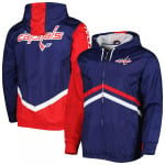 Мужская ветровка с молнией во всю длину Mitchell & Ness Navy Washington Capitals Undeniable - фото