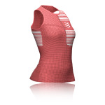 Спортивный топ Compressport Triathlon Postural Tank, оранжевый - фото