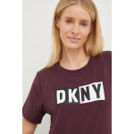 Прекрасная футболка DKNY, фиолетовый - фото