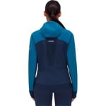 Куртка серии Aenergy женская Mammut, цвет Deep Ice Blue - Deep Ocean Blue color-blocking - фото 10