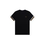 Футболка стандартного кроя Fred Perry, черный - фото 2