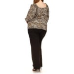 Топ Michael Kors Plus Size Long Sleeve Puff Sleeve Ruched Top, цвет Husk - фото 2