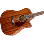 Акустическая гитара Fender CD-140SCE All Mahogany Solid Top Acoustic Electric Guitar with Case - фото 3