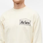 Футболка с длинным рукавом и храмом Aries, белый - фото 5