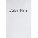 Детская хлопковая футболка Calvin Klein Jeans, белый - фото 4