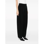 Emporio Armani high-waist pleated trousers, черный - фото 3