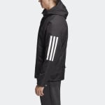 Стеганая куртка мужская черная Adidas, черный - фото 6