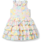 Платье Janie and Jack Tiered Floral Dress, цвет Multicolor - фото