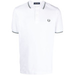 Fred Perry рубашка поло Twin Tipped, белый - фото