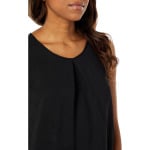 Топ Vince Camuto Sleeveless Washer Twill Shell, цвет Rich Black - фото 3