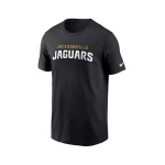 Мужская черная футболка Jacksonville Jaguars Primetime Wordmark Essential Nike, черный - фото 3