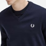 Классический пуловер Fredperry fp с v-образным вырезом Fred Perry, синий - фото 4