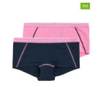 Трусы KARI TRAA 2er Set Pantys, цвет pink/dunkelblau - фото