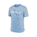 Мужская голубая футболка Kansas City Royals Authentic Collection Velocity Performance Practice Practice Nike, синий - фото 3