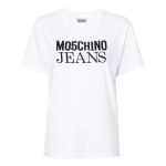 MOSCHINO JEANS футболка с логотипом, белый - фото