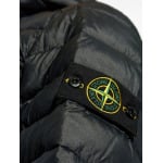 Stone Island пуховик с капюшоном и логотипом «Компас», синий - фото 5