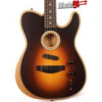 Акустическая гитара Fender Acoustasonic Player Telecaster Shadow Burst Acoustic Electric Guitar - фото