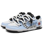 Кроссовки Nike Dunk Skateboarding Shoes Men Low-top White/black, голубой - фото 4