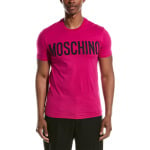 Футболка Москино Moschino, розовый - фото