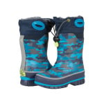 Ботинки Western Chief Kids Camo Frost Winterprene Neoprene Mid Boot (Toddler/Little Kid/Big Kid), темно-синий - фото 4