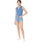 Шорты Blank NYC Reeve High-Rise Denim Cutoffs Medium Wash Shorts in Blue, цвет Cruise Control - фото 3