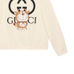 Doraemon X Толстовка мужская цвета слоновой кости Gucci, белый - фото 6