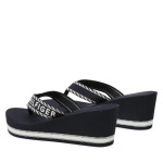 Сандалии Tommy Hilfiger Webbing H Wedge Sandal FW0FW07149 Space Blue 0GY, темно-синий - фото 3