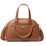 Сумка Michael Kors Williamsburg Small Bowling Satchel, цвет Luggage - фото 4