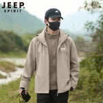 Ветровка Куртка Унисекс Jeep Spirit, цвет Off White Gray - фото 20