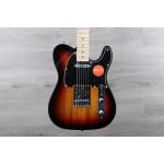 Электрогитара Squier Affinity Telecaster with Maple Fretboard, String Through Body 3 Tone Sunburst - фото