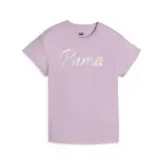 Футболка PUMA "SUMMER DAZE Boyfriend T-Shirt Girls", фиолетовый - фото